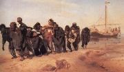 llya Yefimovich Repin Barge Haulers on the Volga oil painting